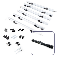 Aussie Traveller Anti-Flap Kit (AFK) Pro+ White, to suit Fiamma F45s 2.6m