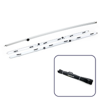 Aussie Traveller White Anti-Flap Kit (AFK) Pro Bundle with 1 x Mini Curved Rafter