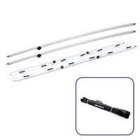 Aussie Traveller White Anti-Flap Kit (AFK) Pro Bundle with 2 x Mini Curved Rafter