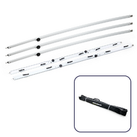 Aussie Traveller White Anti-Flap Kit (AFK) Pro Bundle with 3 x Mini Curved Rafter