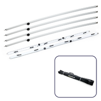 Aussie Traveller White Anti-Flap Kit (AFK) Pro Bundle with 4 x Mini Curved Rafter