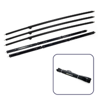 Aussie Traveller Black Anti-Flap Kit (AFK) Pro Bundle with 3 x Mini Curved Rafter