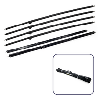 Aussie Traveller Black Anti-Flap Kit (AFK) Pro Bundle with 4 x Mini Curved Rafter