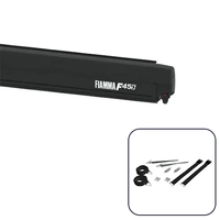 Fiamma F45 S 3.5m Deep Black Cassette / Royal Grey Fabric Box Awning