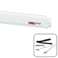 Fiamma F45 S 3m Polar White Cassette / Royal Grey Fabric Box Awning
