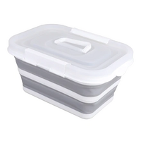 Aussie Traveller 18 Litre Collapsible Storage Tub with Lid