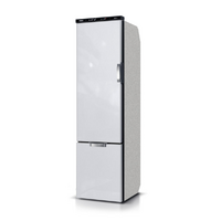 Vitrifrigo Slim 140 Litre 12/24V Grey Fridge Freezer with Chromelock