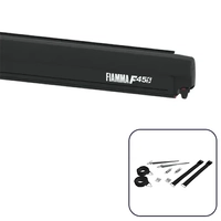 Fiamma F45S 230 Deep Black Cassette with Royal Grey Fabric