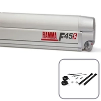 Fiamma F45S 300 Titanium Cassette with Royal Grey Fabric