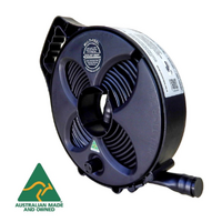 Flat Out 6M Sullage Hose on Black Multi Reel