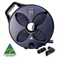 Flat Out 6M Sullage Hose on Black Multi Reel, 25mm