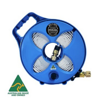 Flat Out Premium 7.5M Drinking Water Hose on Blue Multi Reel