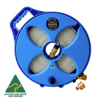 Flat Out Premium 12.5M Drinking Water Hose on Blue Multi Reel