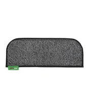 Muk Mat Dark Grey Rounded Medium Caravan Step Mat, 26 x 58cm