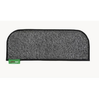 Muk Mat Dark Grey Rounded Extra Large Caravan Step Mat 28 x 60cm