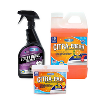 Walex Toilet Bowl Cleaner, Walex Citra Fresh Holding Tank Liquid Treatment,Walex Citra-Pak Citrus Stength Holding Tank Drop Ins - 30 Sachet Tub