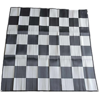 Camping Mat Warehouse 3x3m Recycled Mat with Game Pieces