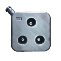 10L Diesel Heater Lockable Fuel Tank t/s Autoterm Heater - Black