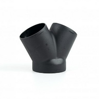 Autoterm Service Parts - Y-Shape Adapter For Ducting, D=90mm*2x75/80mm with 120°. DE029
