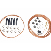 Autoterm Service Parts - Marine Fuel Kit - Copper Line And Connectors. AT0041