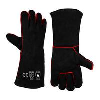 CAOS Black/Red Trim Heatproof Camp Oven & Welding Gloves