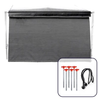 Aussie Traveller 3500mm Sunblocker Long side Wall for Cassette Awnings