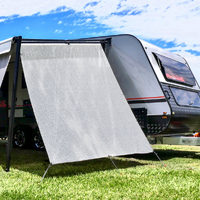 Aussie Traveller Rainblocker Privacy Screen Front and Rear Full Van