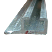 TOP FIX CURTAIN TRACK 5M MILL FINISH. UA1350