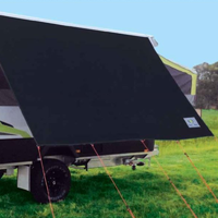 Campervan Black Camper Privacy Sunscreen Offside - 2220mm x 2050mm