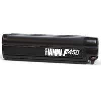 Fiamma F45 S 3.0m Deep Black Casette / Royal Grey Fabric Box Awning, 06759A01R