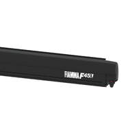 Fiamma F45 L 5.5m Deep Black Cassette / Royal Grey Fabric Box Awning - 06533B01R