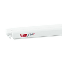 Fiamma F80L 500 Polar White Awning - Royal Grey Canopy  07840H03R