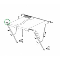 CAREFREE SPRING ASSM NON CAM END FOR 8' TO 18' AWN. R00923WHT / R00923WHT-A