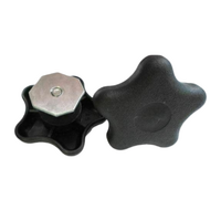 CAREFREE PAIR OF BLACK LOCKING KNOB W/NUT. 901022