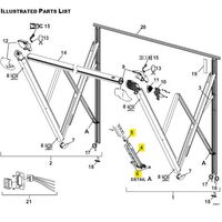 Carefree Altitude Awning Pitch Adjust Assy Kit - Blk. R001927-002