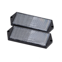 Aussie Traveller White Trailer Reflector, 2 Pack
