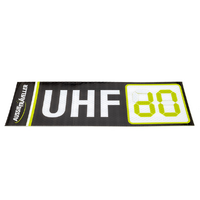 Aussie Traveller UHF Channel Sticker