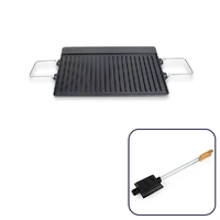 Aussie Traveller Cast Iron 2 Burner BBQ Plate