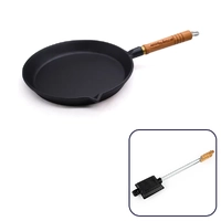 Aussie Traveller 30cm Round Cast iron Frypan