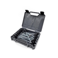 Aussie Traveller Black Screw in Pegs 15PK