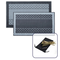 ACM 4x2.4m Crisscross Plain Centre Annexe Mat Grey/Black