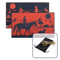 ACM 3x1.8m Riding Home Annexe Mat Orange/Black