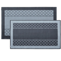 ACM 2x2.4m Crisscross Plain Centre Annexe Mat Grey/Black