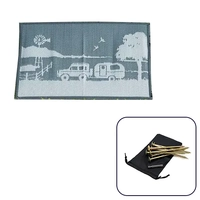 ACM 0.6 x 0.9 Free Camping Door Mat Grey/Charcoal