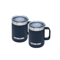 myCOOLMAN 2 x Thermal 414ml Stainless Steel Mug Pack