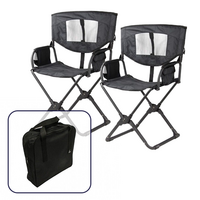 Expander Camping Chair (Pair) & Double Storage Bag Bundle - by Front Runner