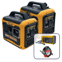 DeWalt DXIG2200 2200W Inverter Generator x 2 with Parallel Kit