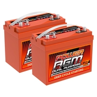 Power AGM 2 x 135Ah 12V Dual Purpose Battery, NPCDP12V135AH