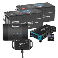 Renogy 2 x 200Ah Lithium Battery, 50A DC-DC Charger, 2000W Inverter & Bluetooth Module