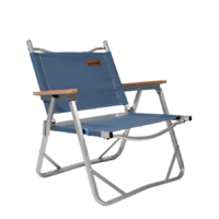 BlackWolf Captains Blue Sundowner Aluminium Folding Chair